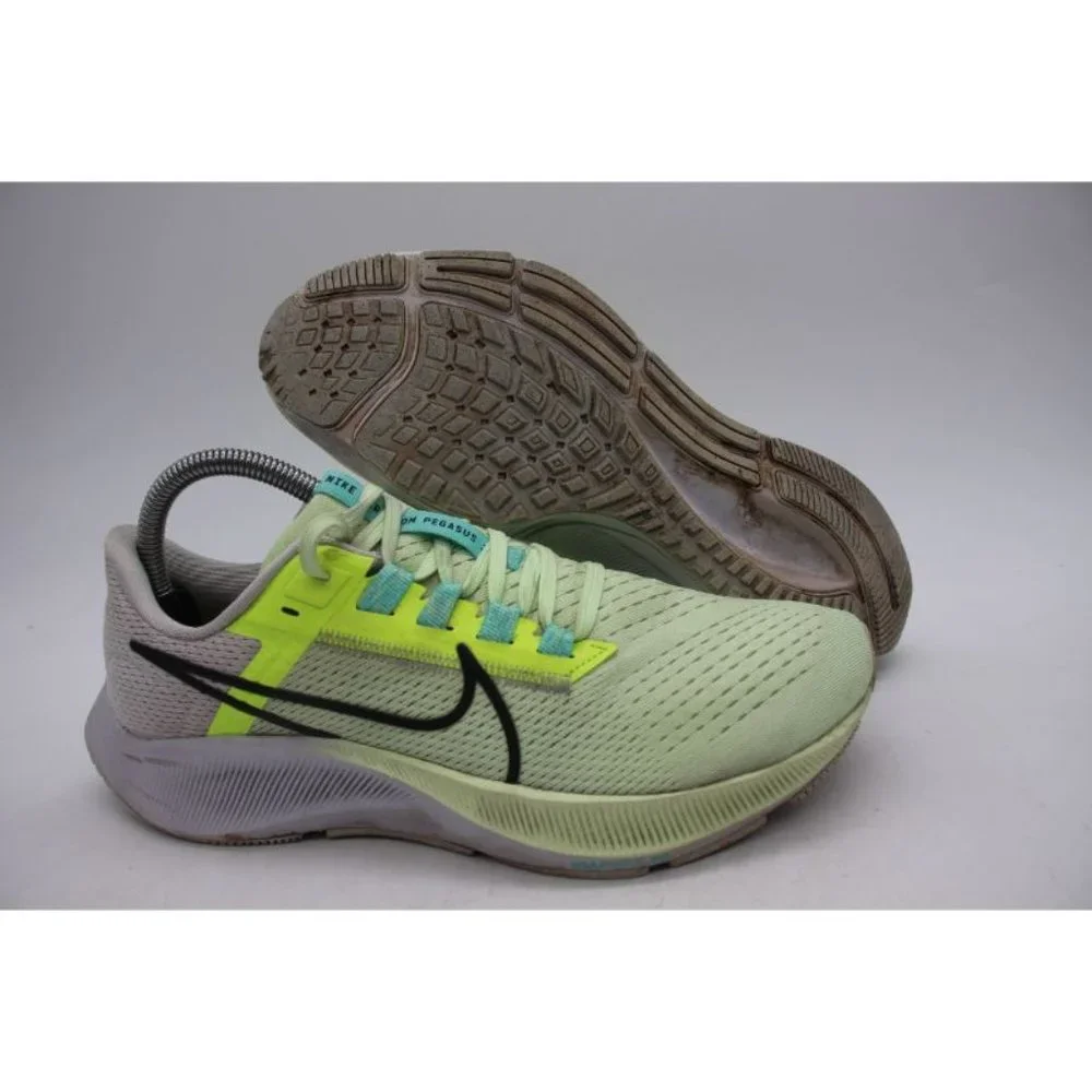 Nike Air Zoom Pegasus 38 Women's Size 8 CW7358-700 Green Running Shoes Sneakers